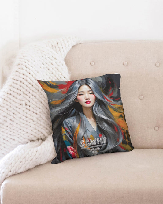 This is part three of a three part collection  Throw Pillow Case 16"x16"
