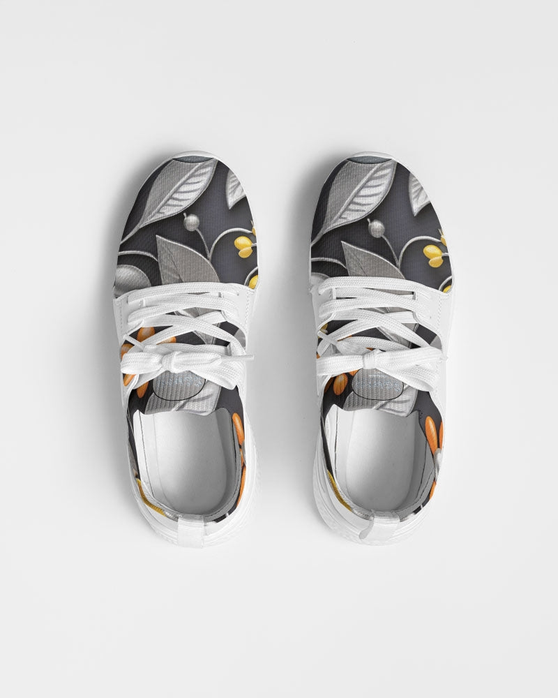Sweet Silver Yellow Flower Grey Hair sister.[Part three] Women's Two-Tone Sneaker