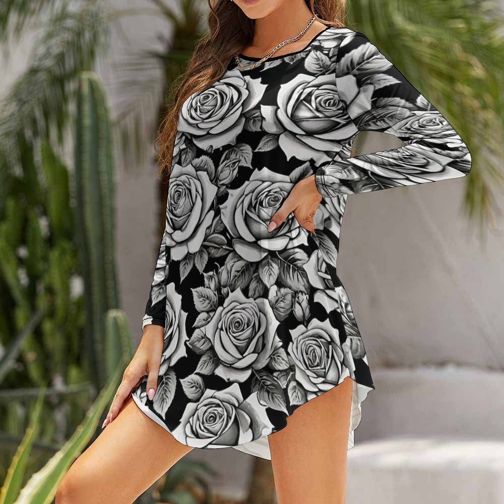 Long-sleeved dress