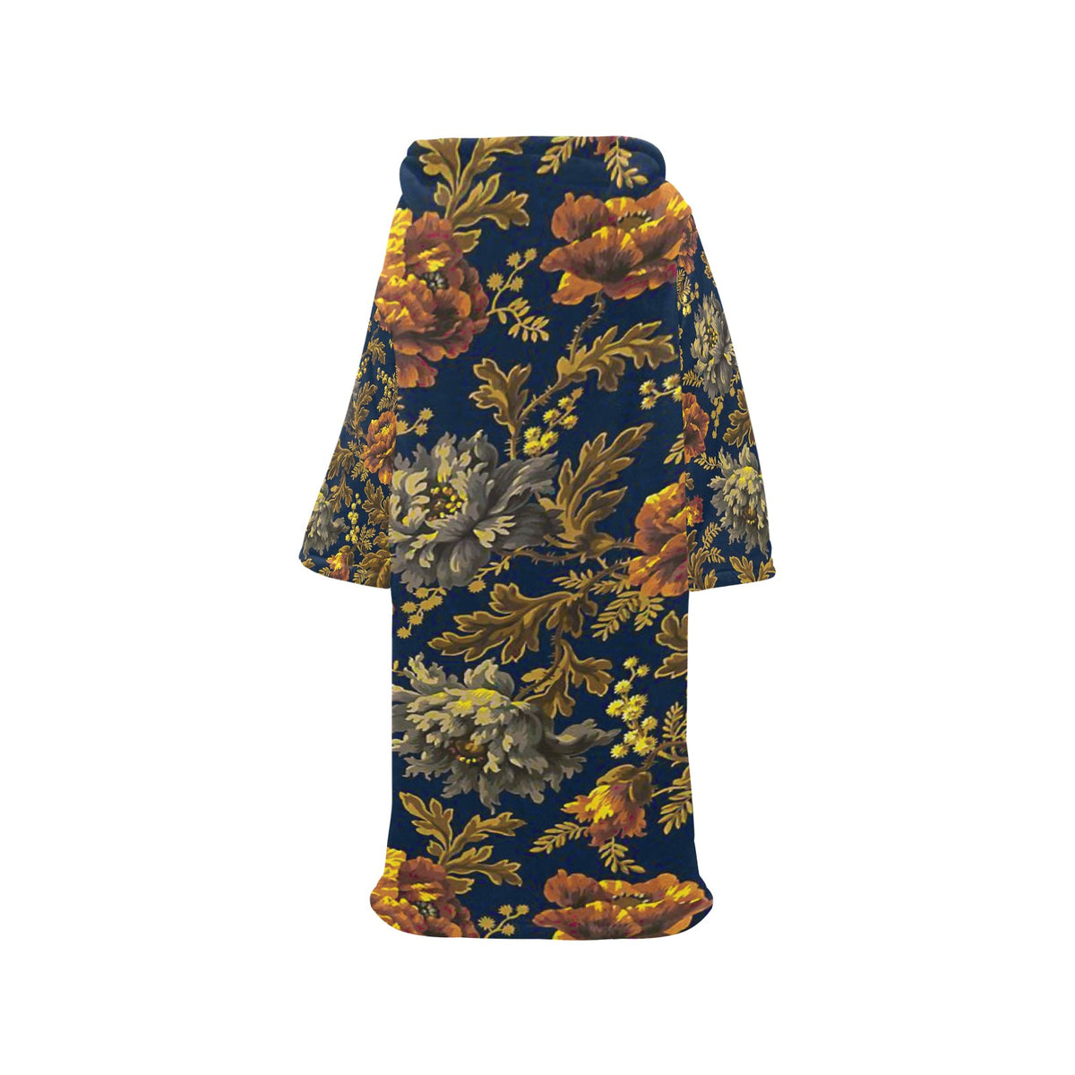 Blanket Robe with Sleeves for Adults