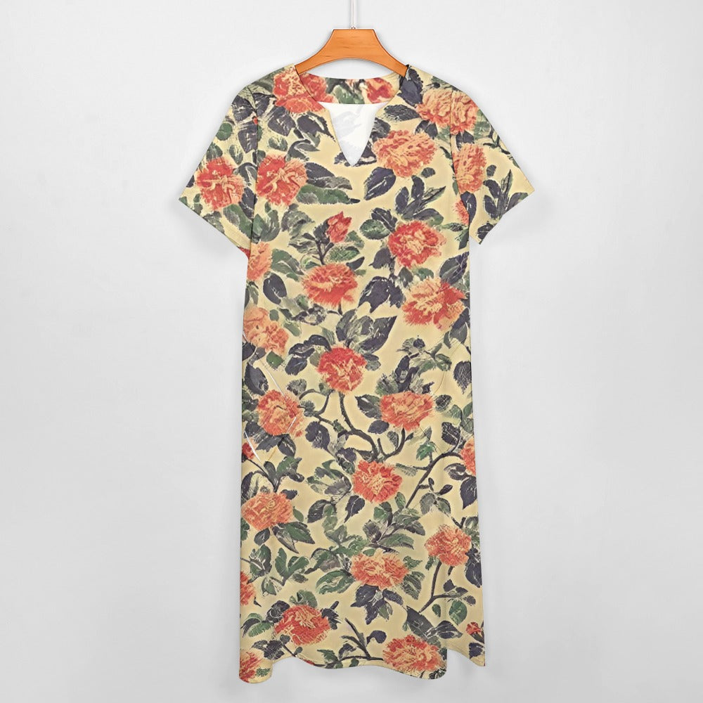 7-point sleeve dress