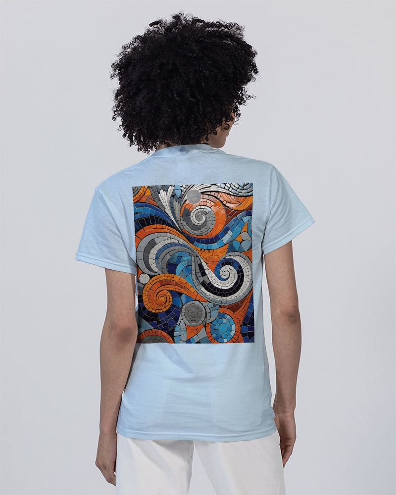 Beautiful Mosaic White Sister  Unisex Heavy Cotton T-Shirt | Gildan