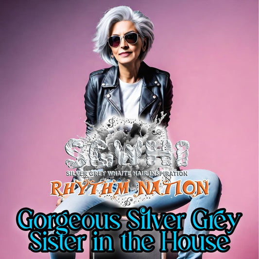 Gorgeous Silver Grey Sister in the House