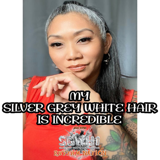 My Silver Grey White Hair is Incredible[Trap]