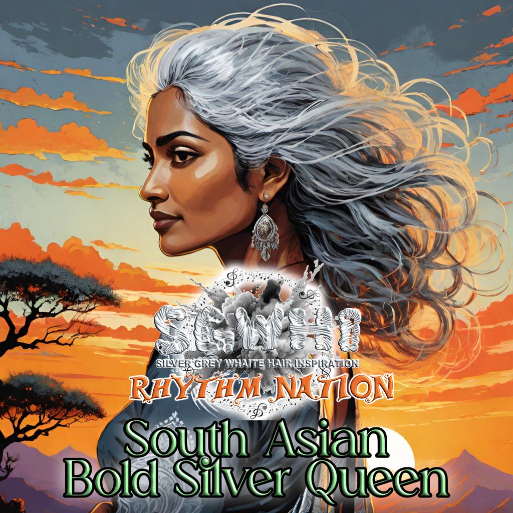 South Asian Bold Silver Queen.[Hip Hop LB]