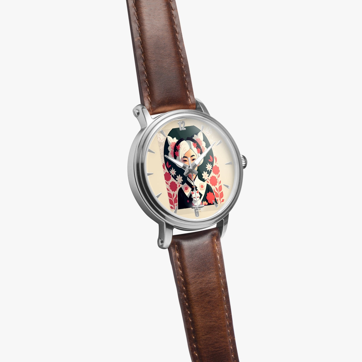 Asian Silverfox 46mm Unisex Automatic Watch (Silver)