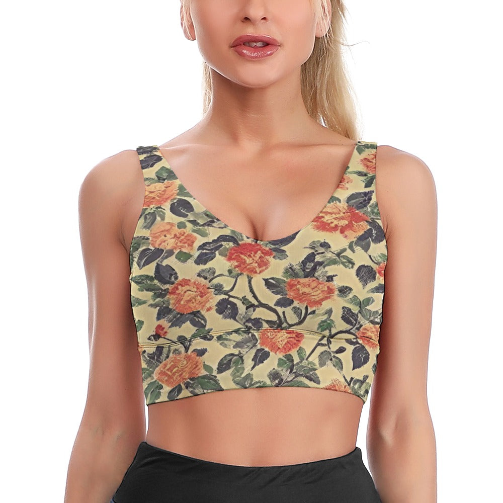 Women's Comfortable Texture Sports Bra