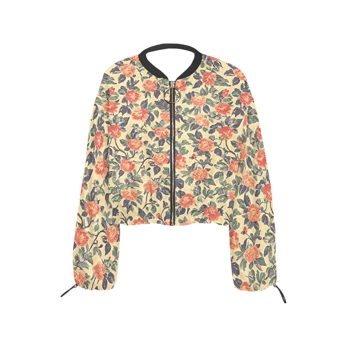 Women's Chiffon Cropped Jacket (Model H30)