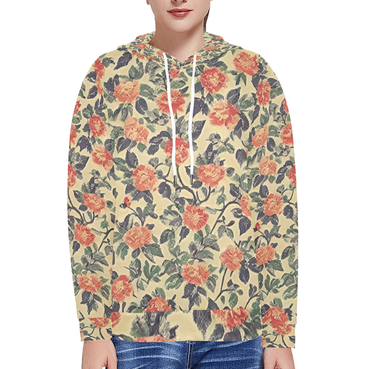 Women's Long Sleeve Fleece Hoodie new
