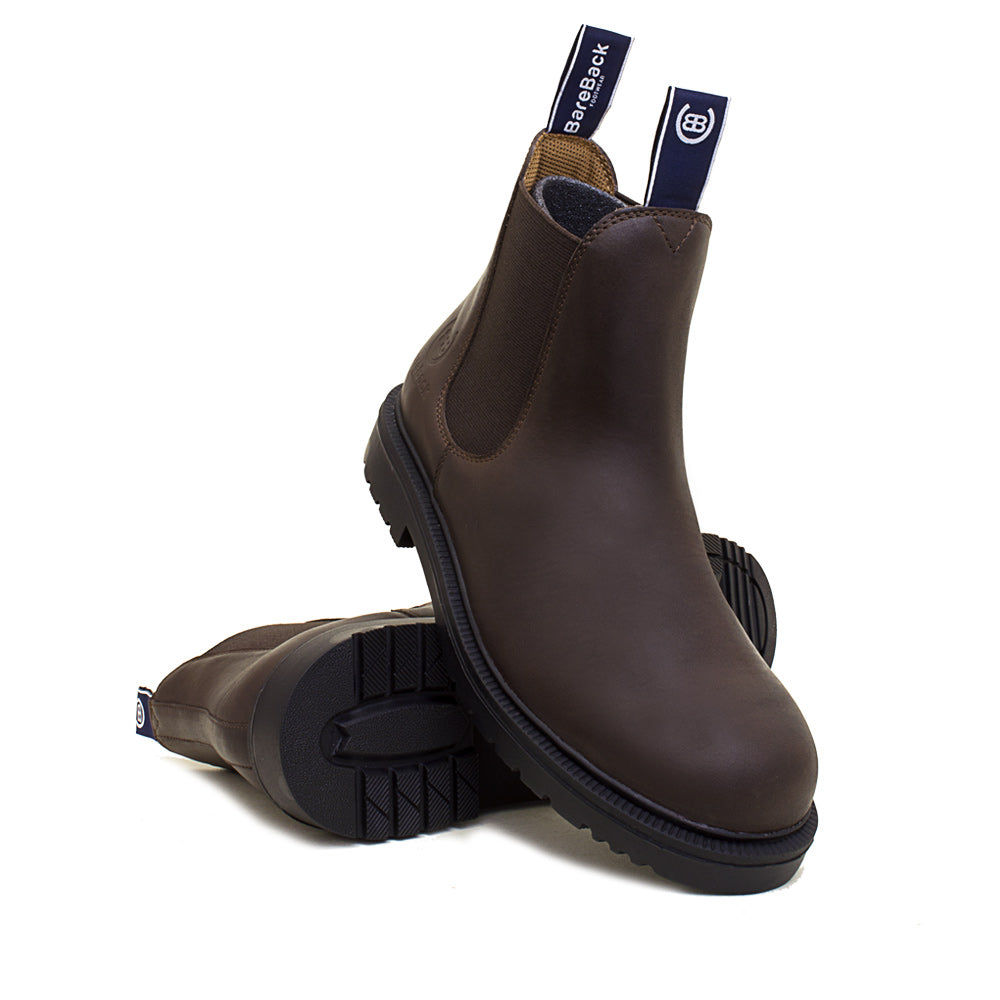 Detroit Steel Toe Cap Work Boots -  Brown
