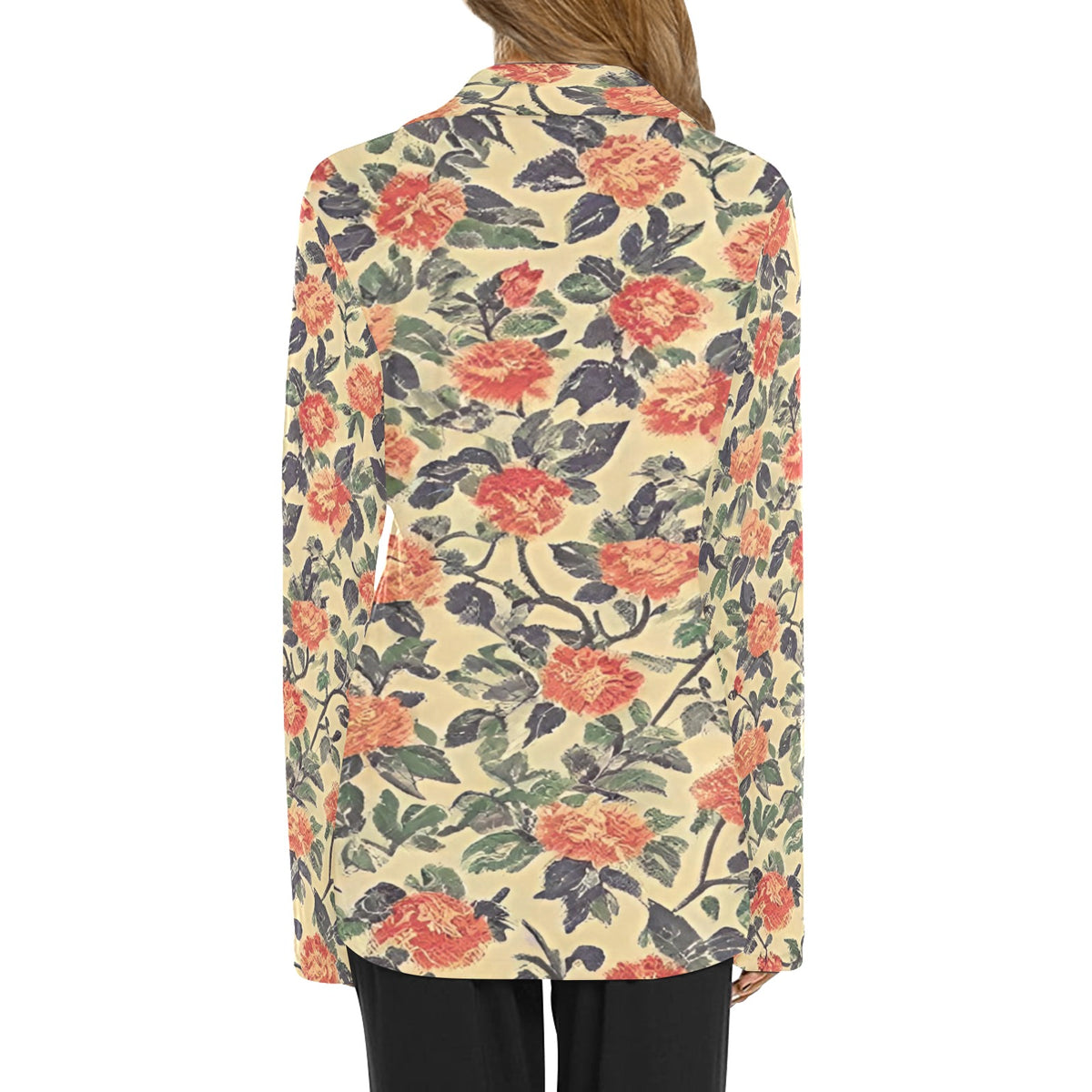 Women's Long Sleeve Pajama Shirt(Sets 02)