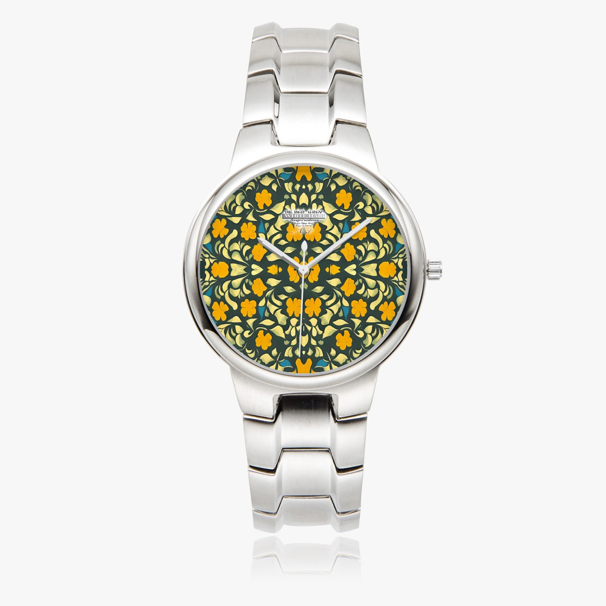 Silver grey white hair inspirationExclusive Stainless Steel Quartz Watch