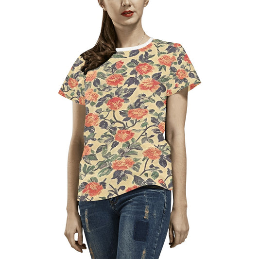 Women's All Over Print T-shirt (USA Size) (T40)