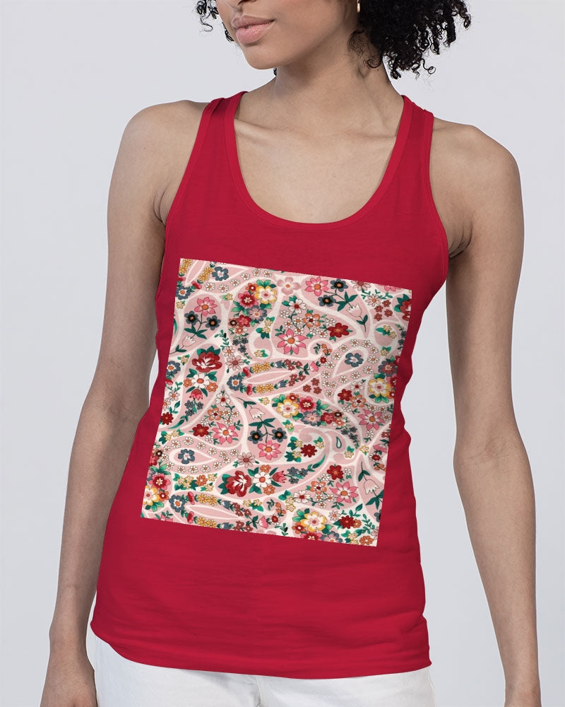 Pink abstract Pretty Sisters Unisex Jersey Tank | Bella + Canvas