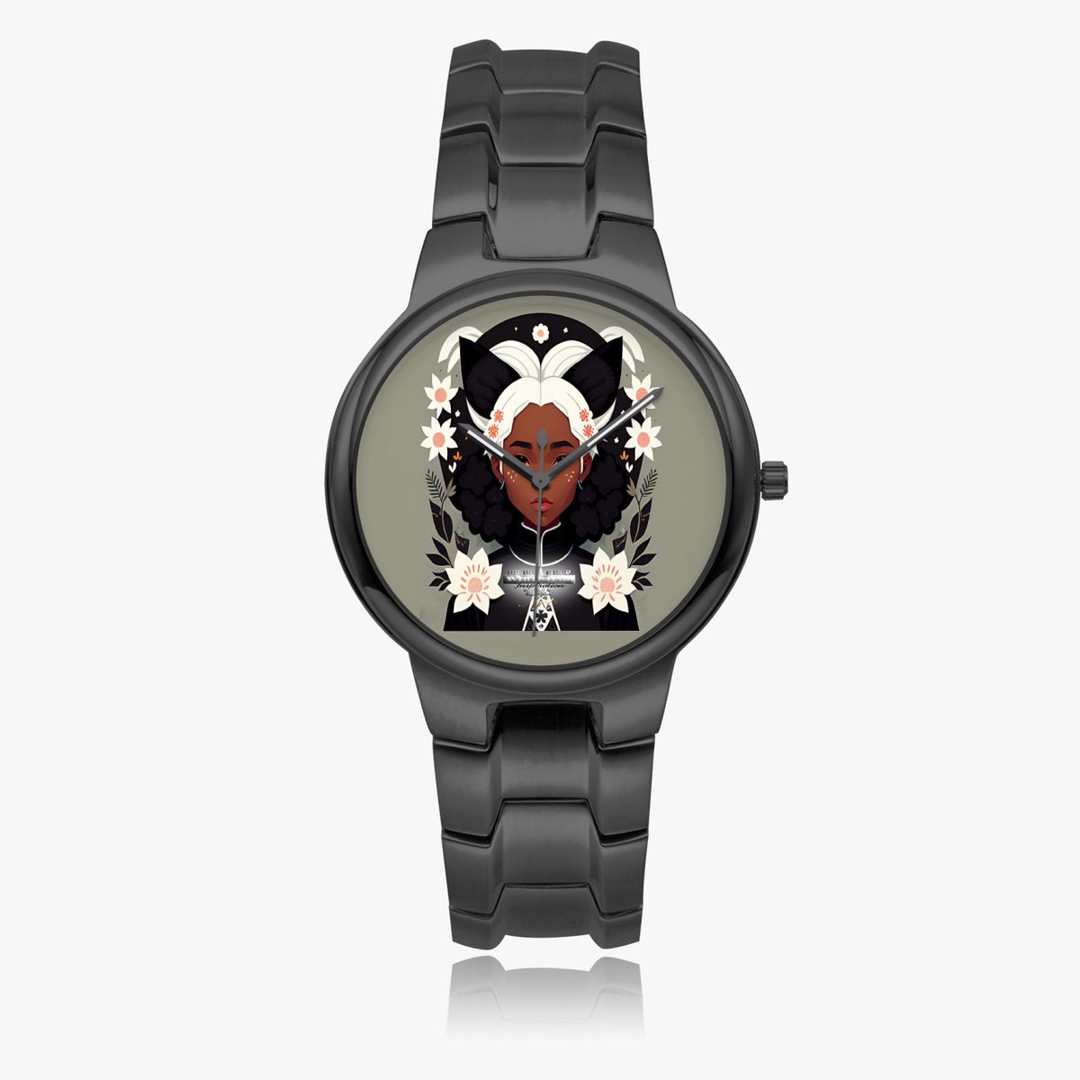 Nubian Silverfox Exclusive Stainless Steel Quartz Watch