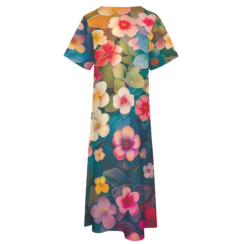 7-point sleeve dress