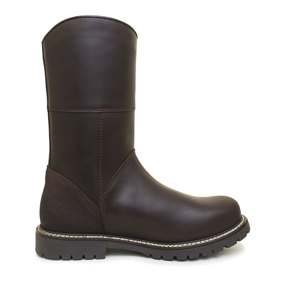 Hudson Mid Boots - Chocolate