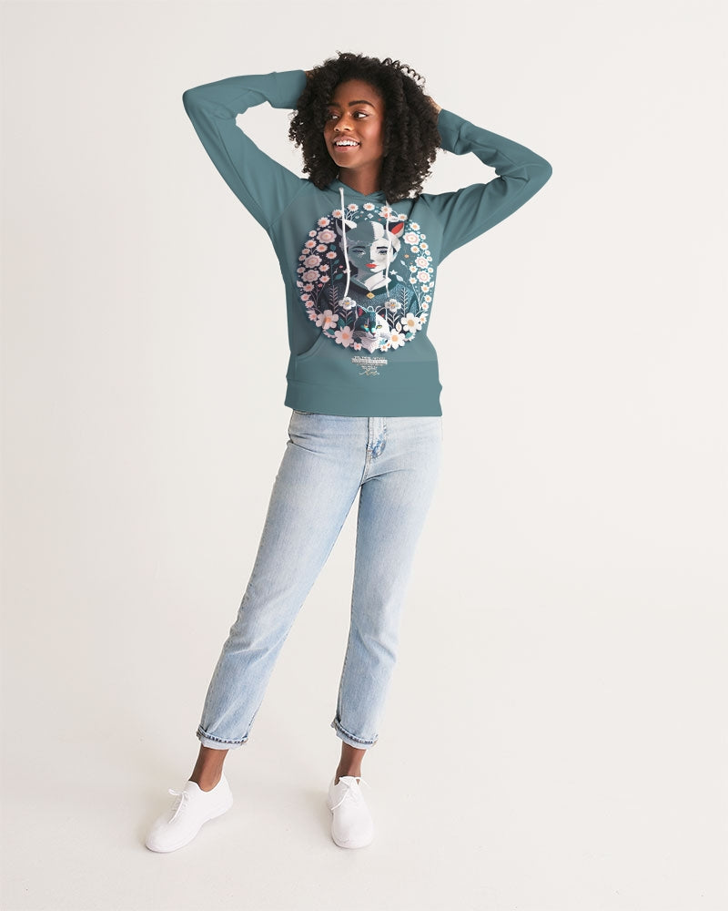 Silverfox flower Women's Hoodie