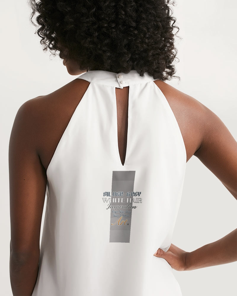 will not dye till i die Women's Halter Dress