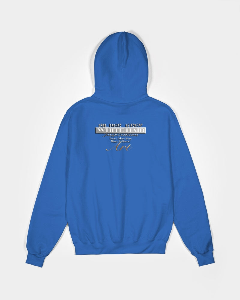 Promoting Asian women with silver grey Unisex Hoodie | Champion