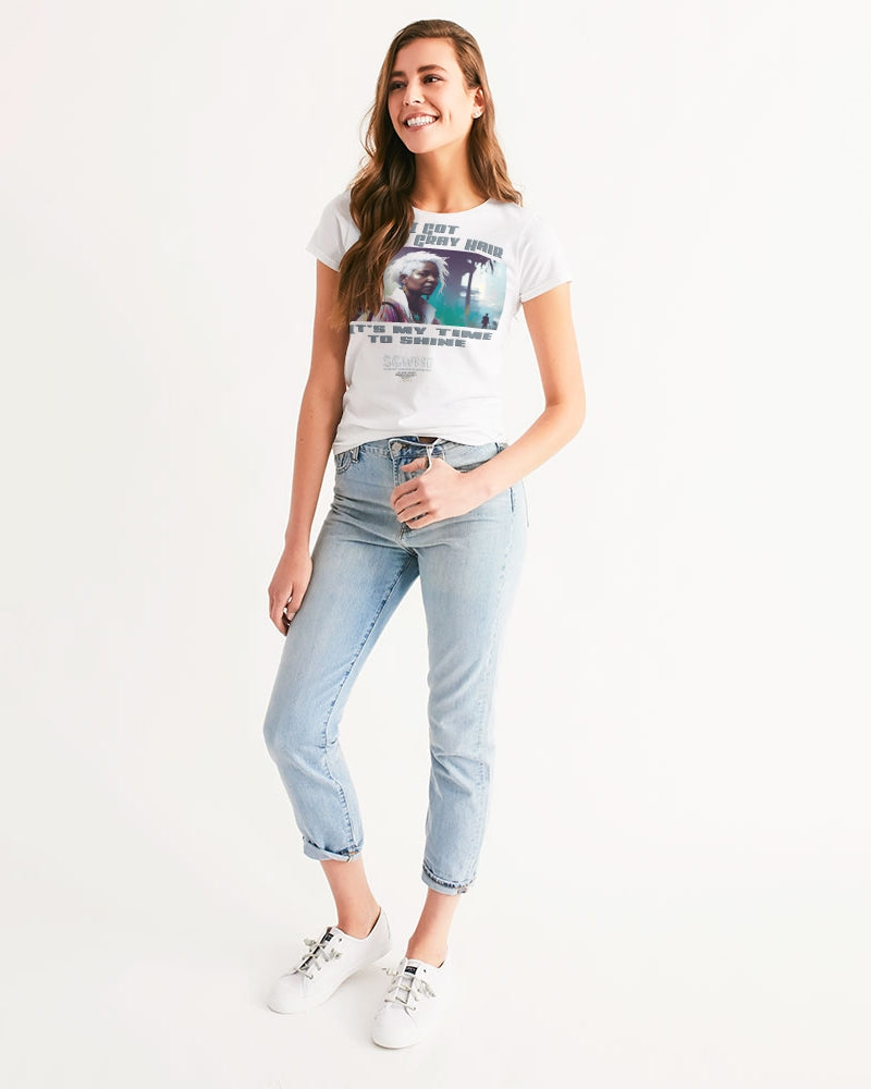 Black sister time to shine Women's All-Over Print Tee