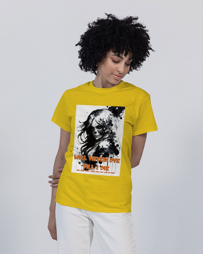 will not dye till i die Unisex Heavy Cotton T-Shirt | Gildan